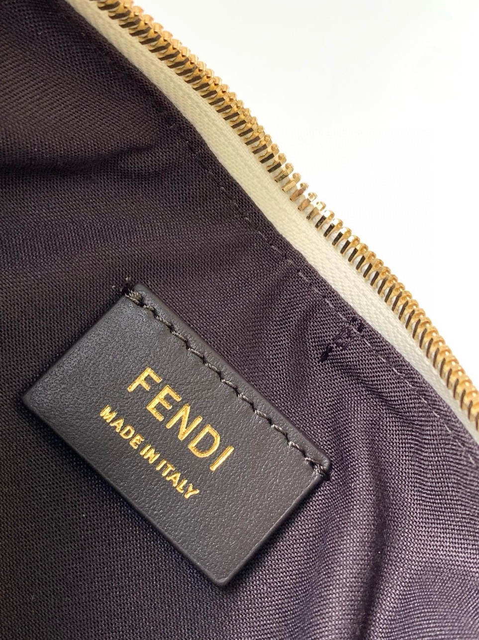 Fendi Fendigraphy Mini Bag in White Calfskin - Image 9