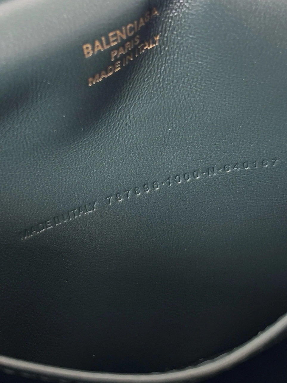 Balenciaga Rodeo Mini Bag in Dark Green Calfskin - Image 4