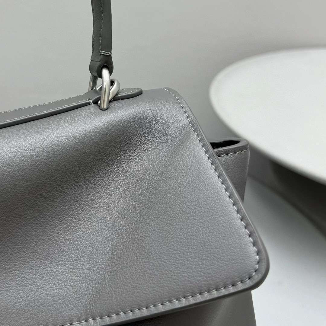 Balenciaga Rodeo Medium Bag in Grey Calfskin - Image 7