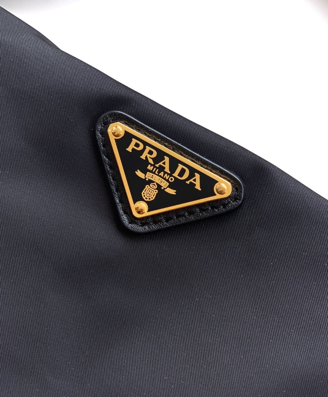 Prada Explore Large Shoulder Bag in Black Re-Nylon - Image 6