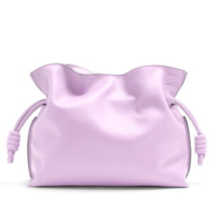 Loewe Flamenco Clutch Bag In Bloom Orchid Calfskin